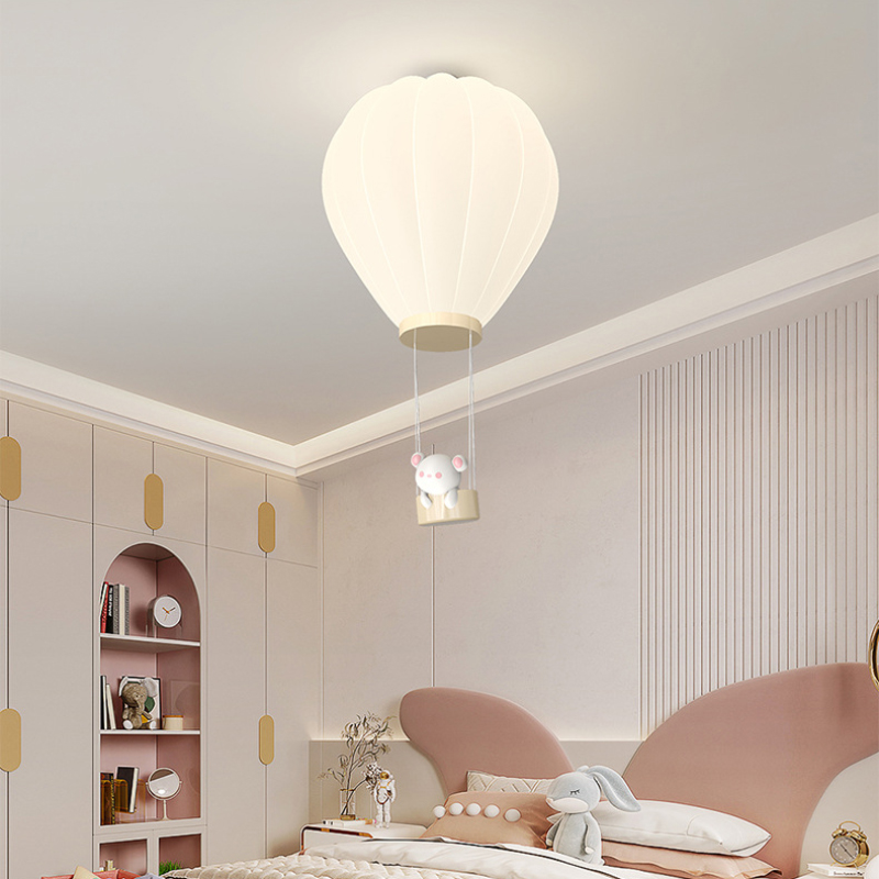 Cream Style Children's Room Ce - Baby Nursery Hot Air Balloon recension och pris