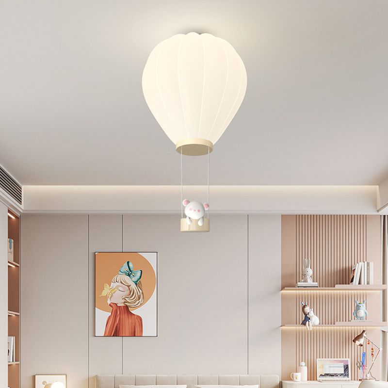 Cream Style Children's Room Ce - Baby Nursery Hot Air Balloon recension och pris